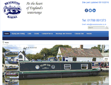 Tablet Screenshot of braunstonmarina.co.uk